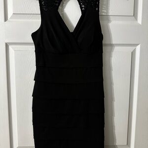Enfocus Studio Black Backless Dress